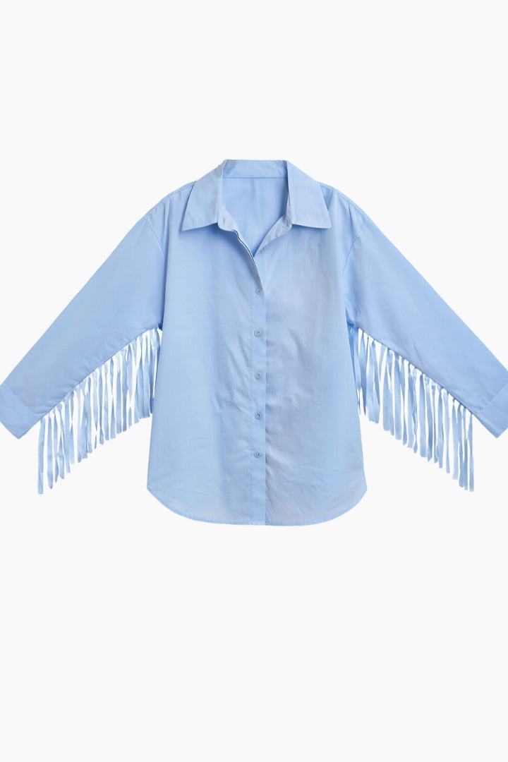 B823N Camicia Frange