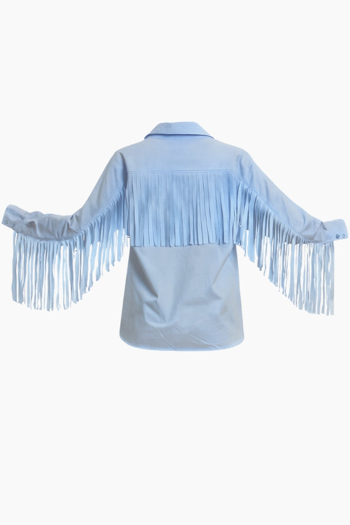 B823N Camicia Frange