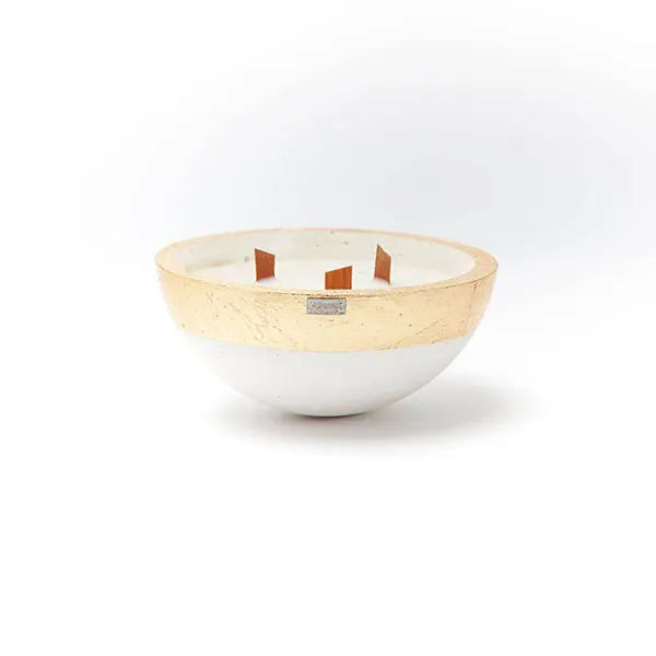 Bougie en Bol White Helios Taille M