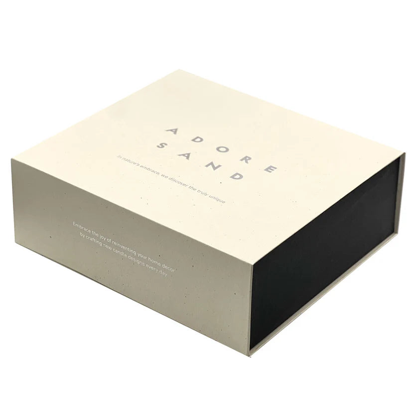 Orchid set includes:
Adore Sand Candle Premium Box
30 wicks x 5 cm.
candle jar 16 oz
candle jar 12 oz