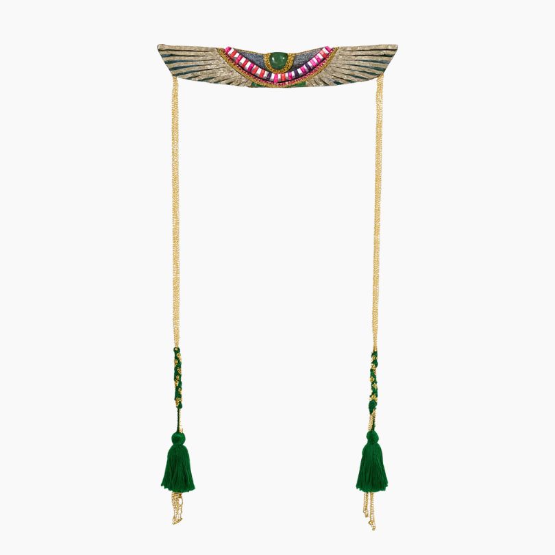 Decorative headband with wings and tassels