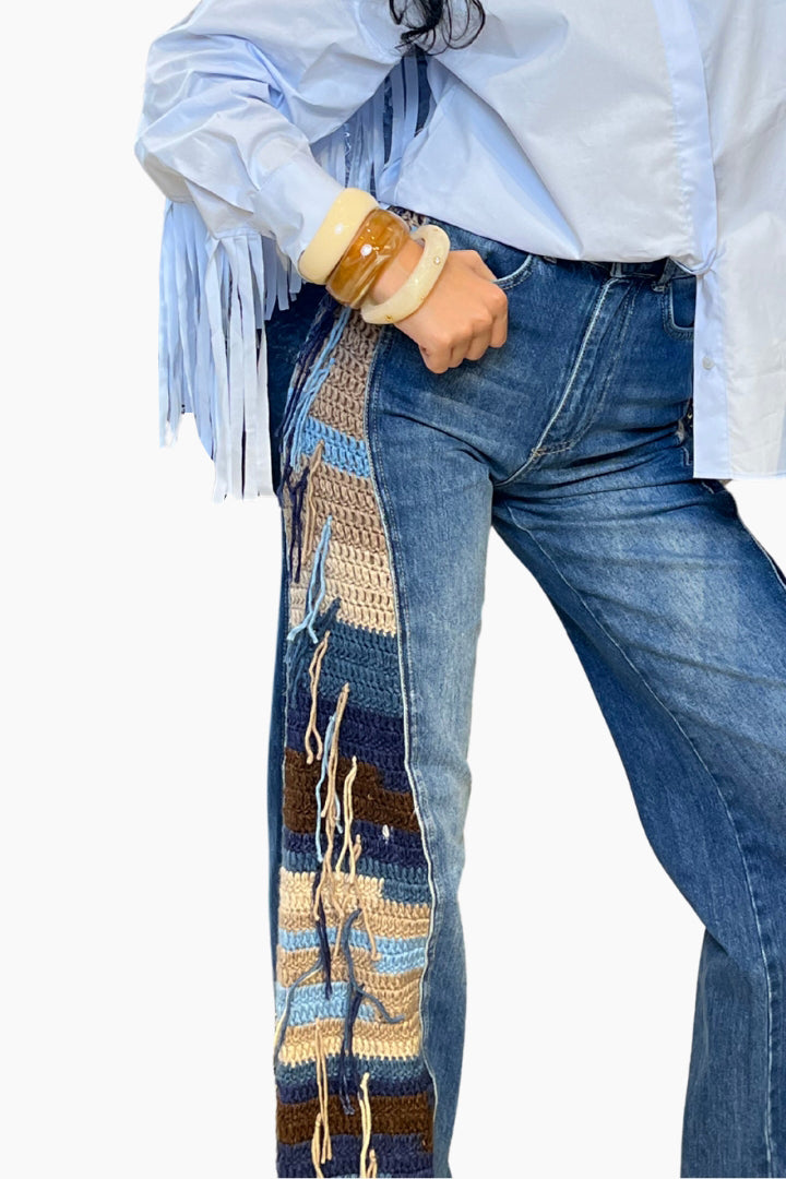 TU100N Jeans Flare Frange