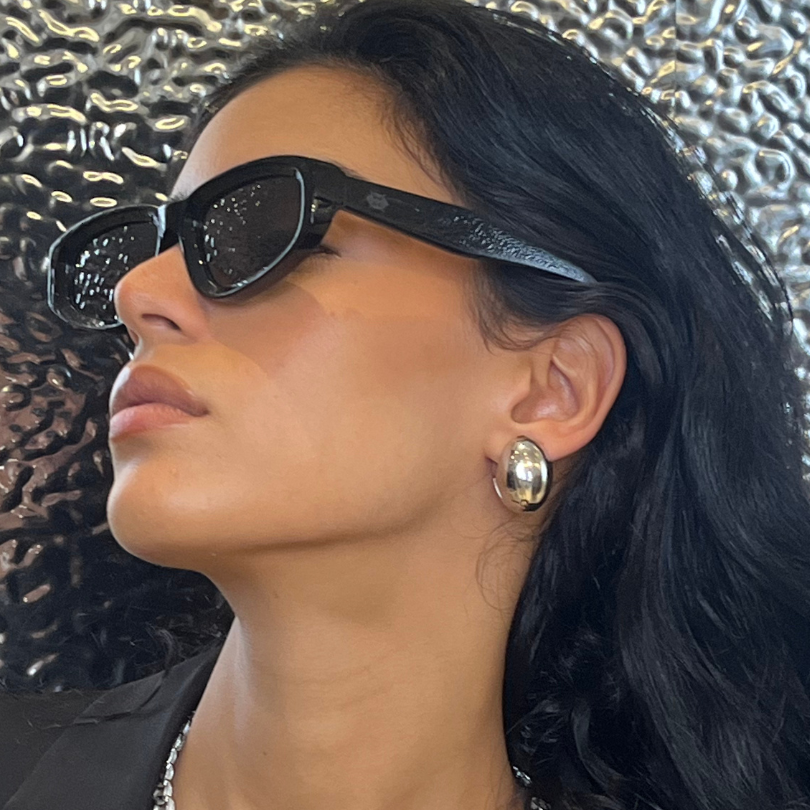 Silver Hoop Earring