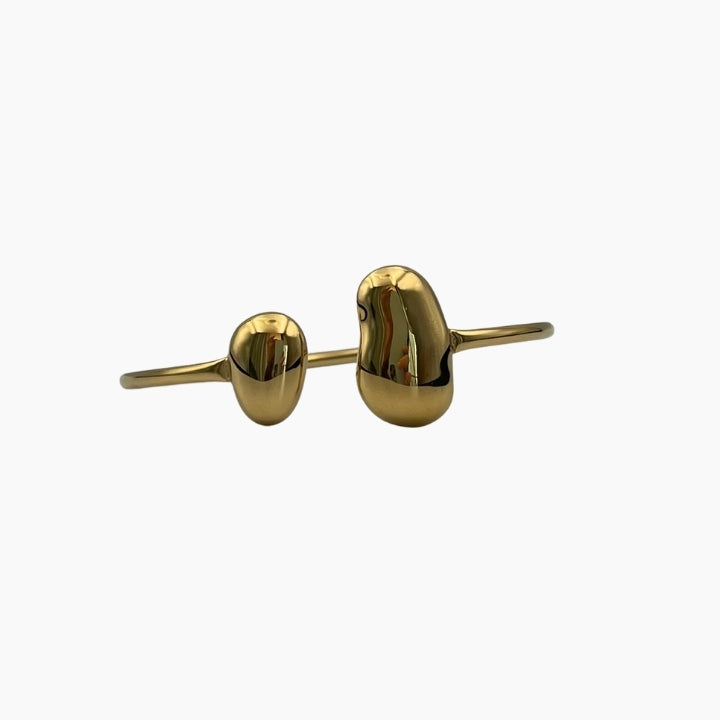 Gold bar cufflinks