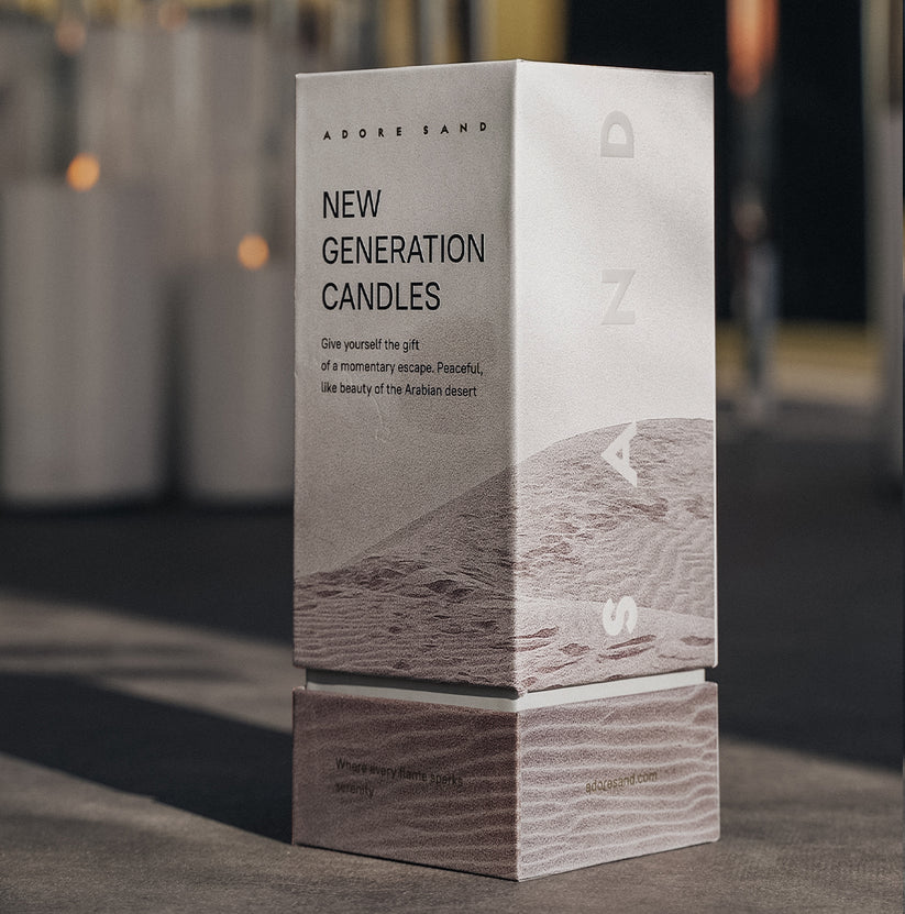 Adore Sand Candle Premium Box ,Wicks