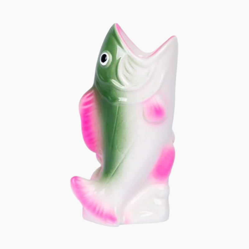 HD0587 Candle Holder Fish Green