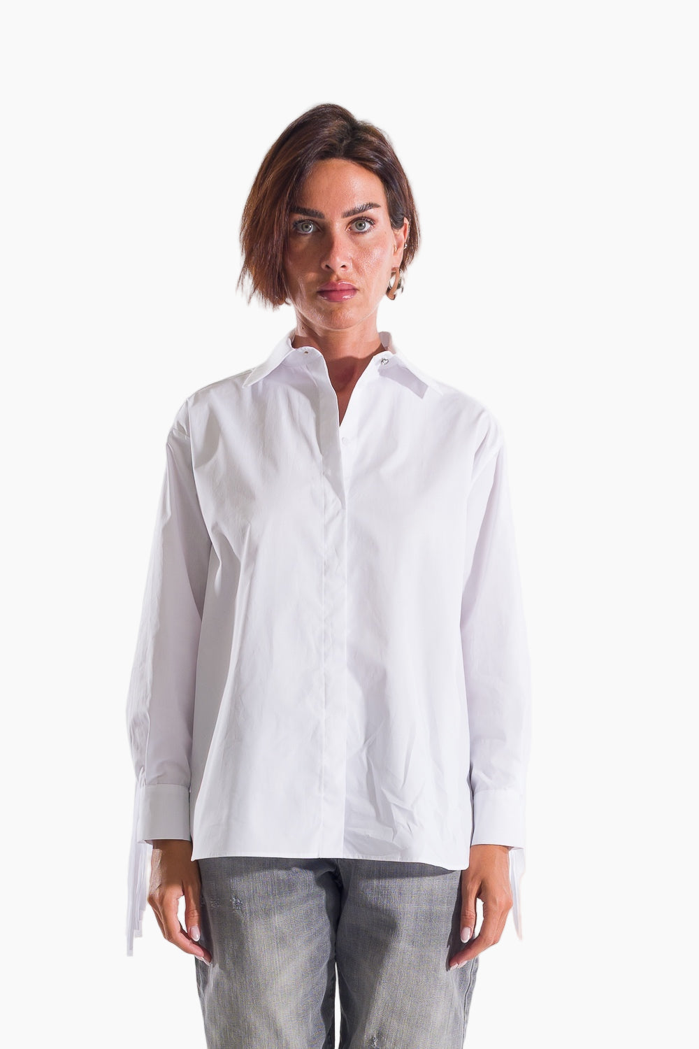 B823N Camicia Frange