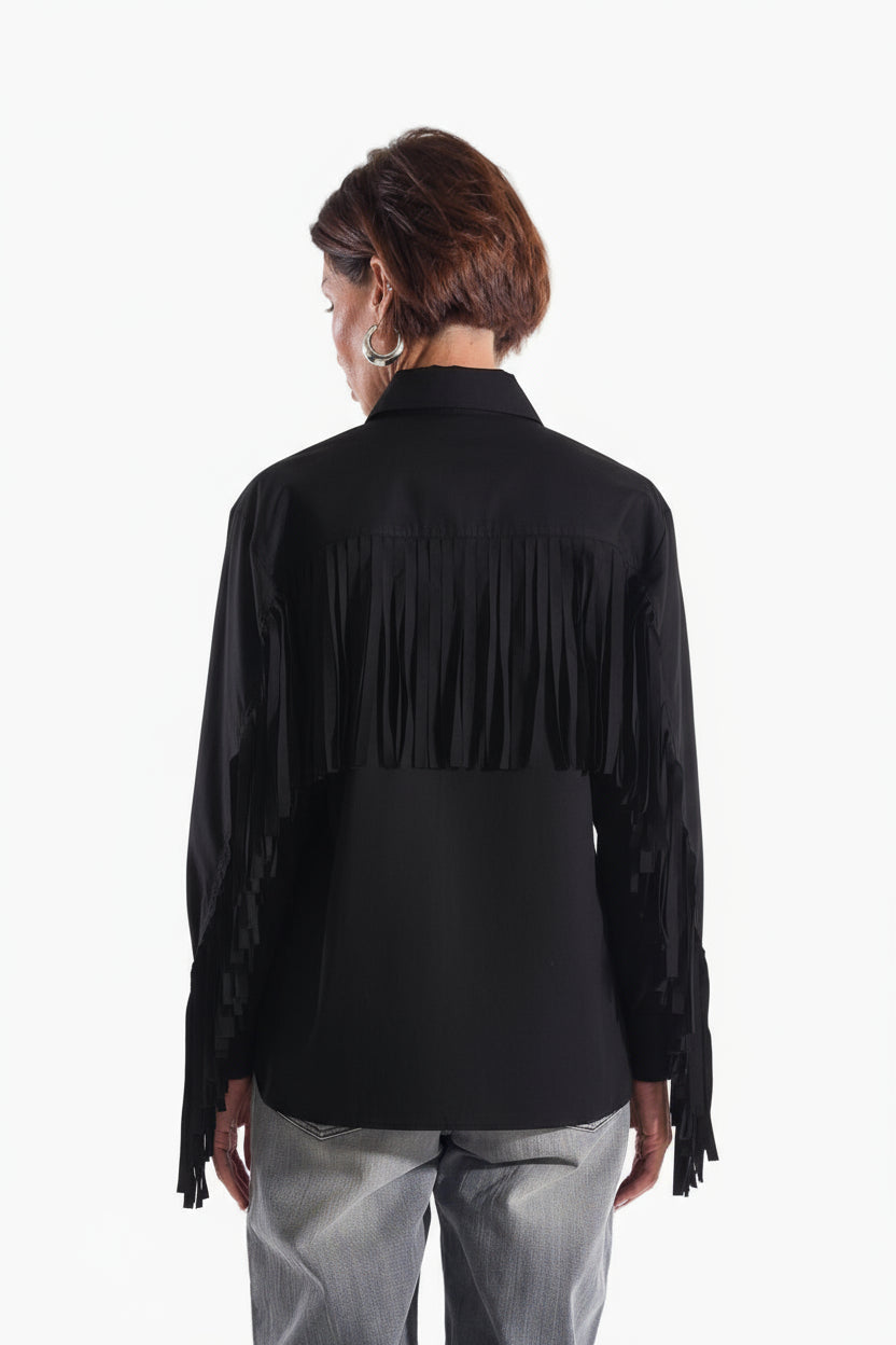 B823N Camicia Frange