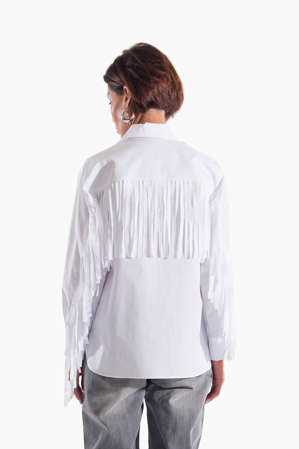 B823N Camicia Frange