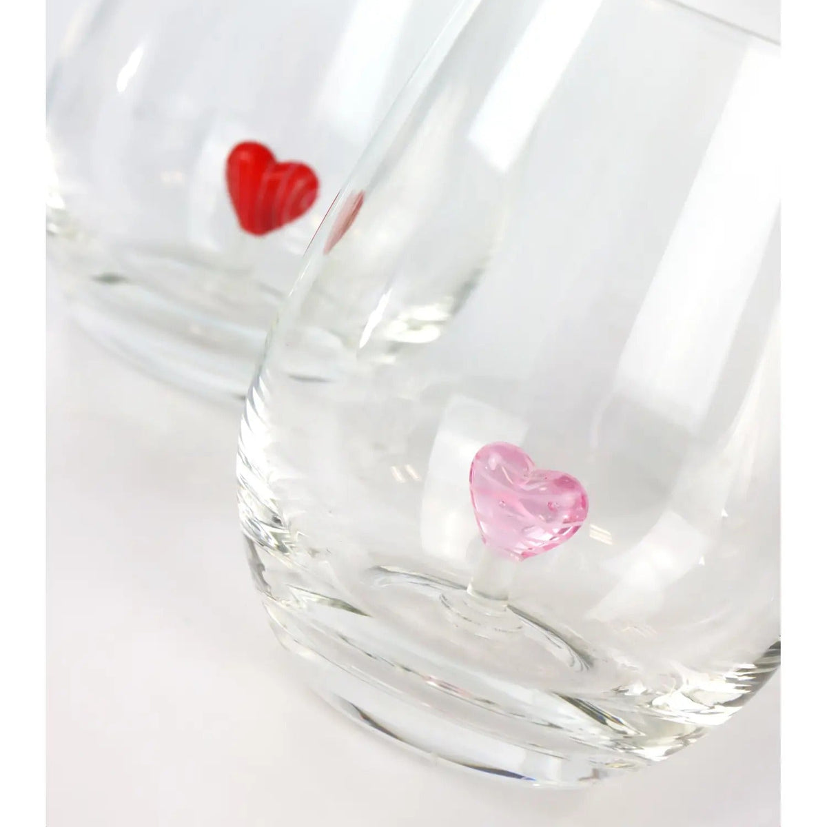 GLAS-CUPS"HEARTS"