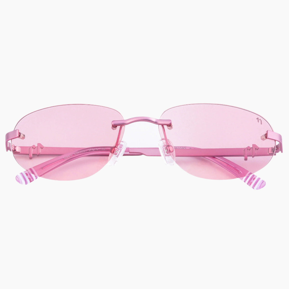 anti-scratch, anti-reflective coat and UV600 protection, pink sunglasses