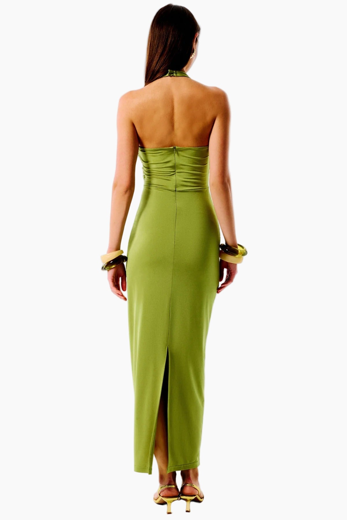 Junie Cut-Out Draped Maxi Dress
