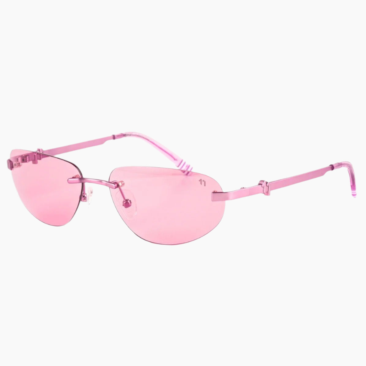 anti-scratch, anti-reflective coat and UV600 protection, pink sunglasses