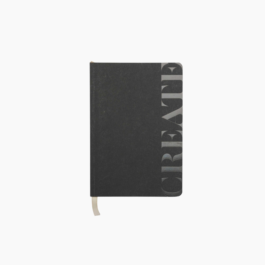 Blk Blank A5 Notebook
