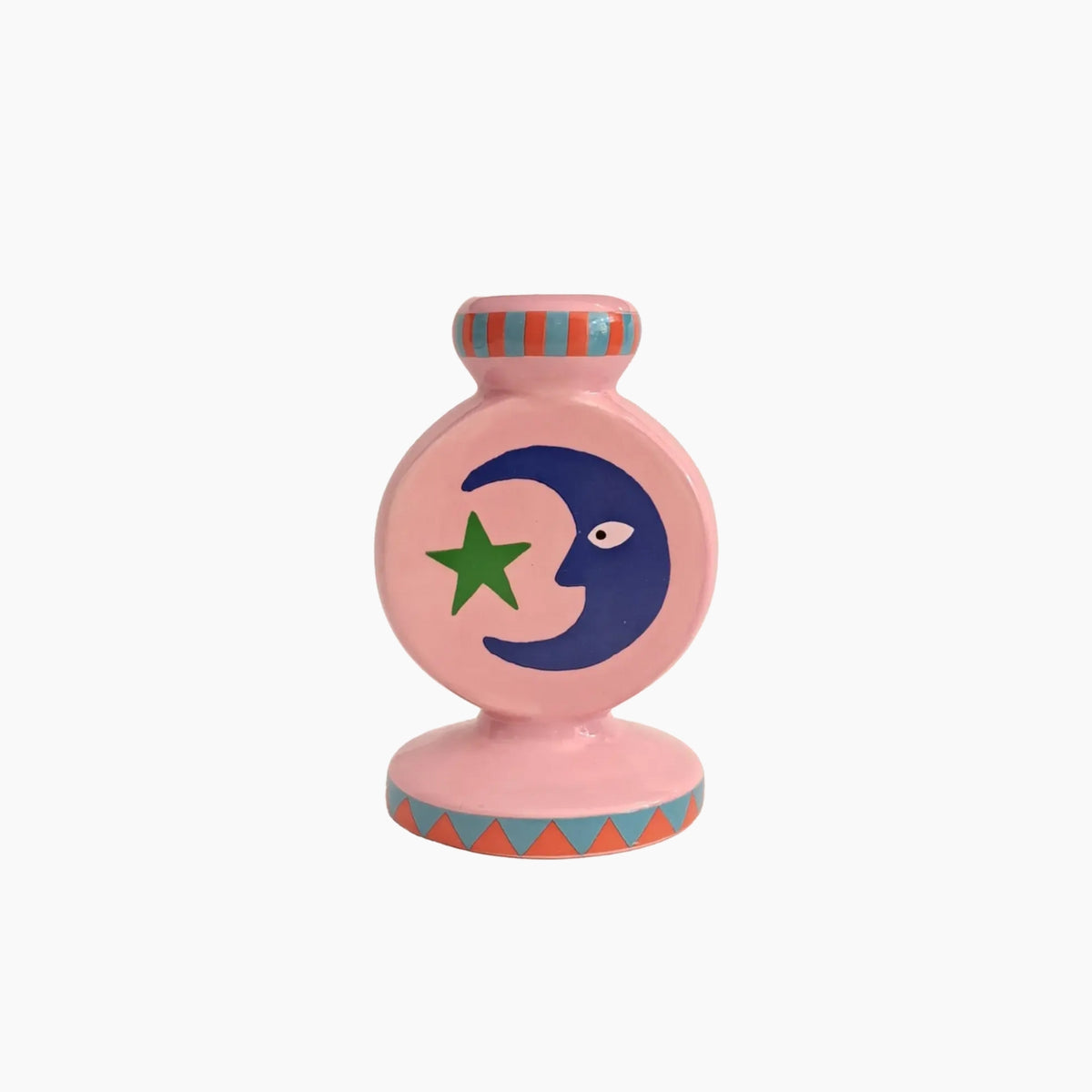 KK.70116 Kitsch Kitchen candle holder Loteria La Luna pillar