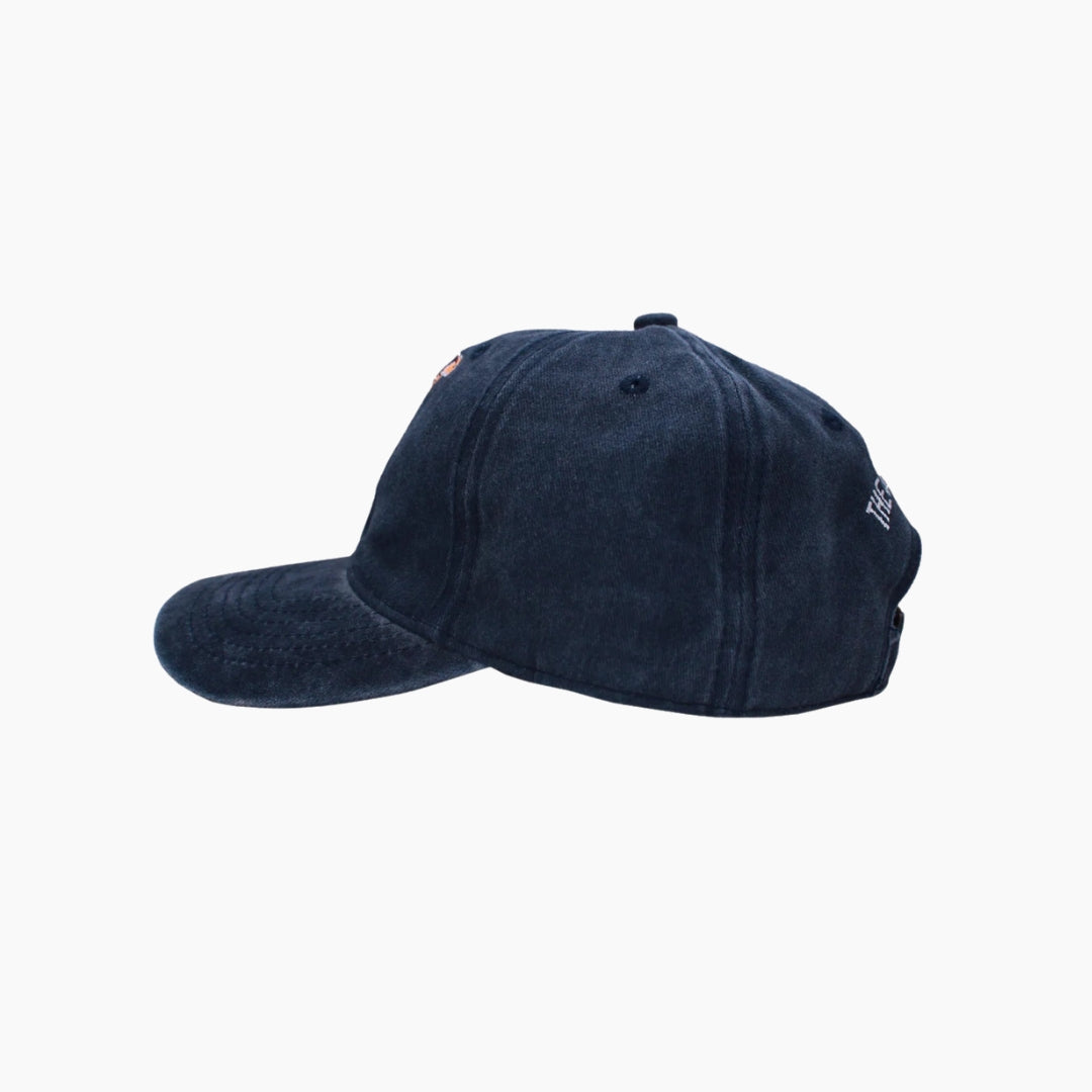 Navy blue baseball cap