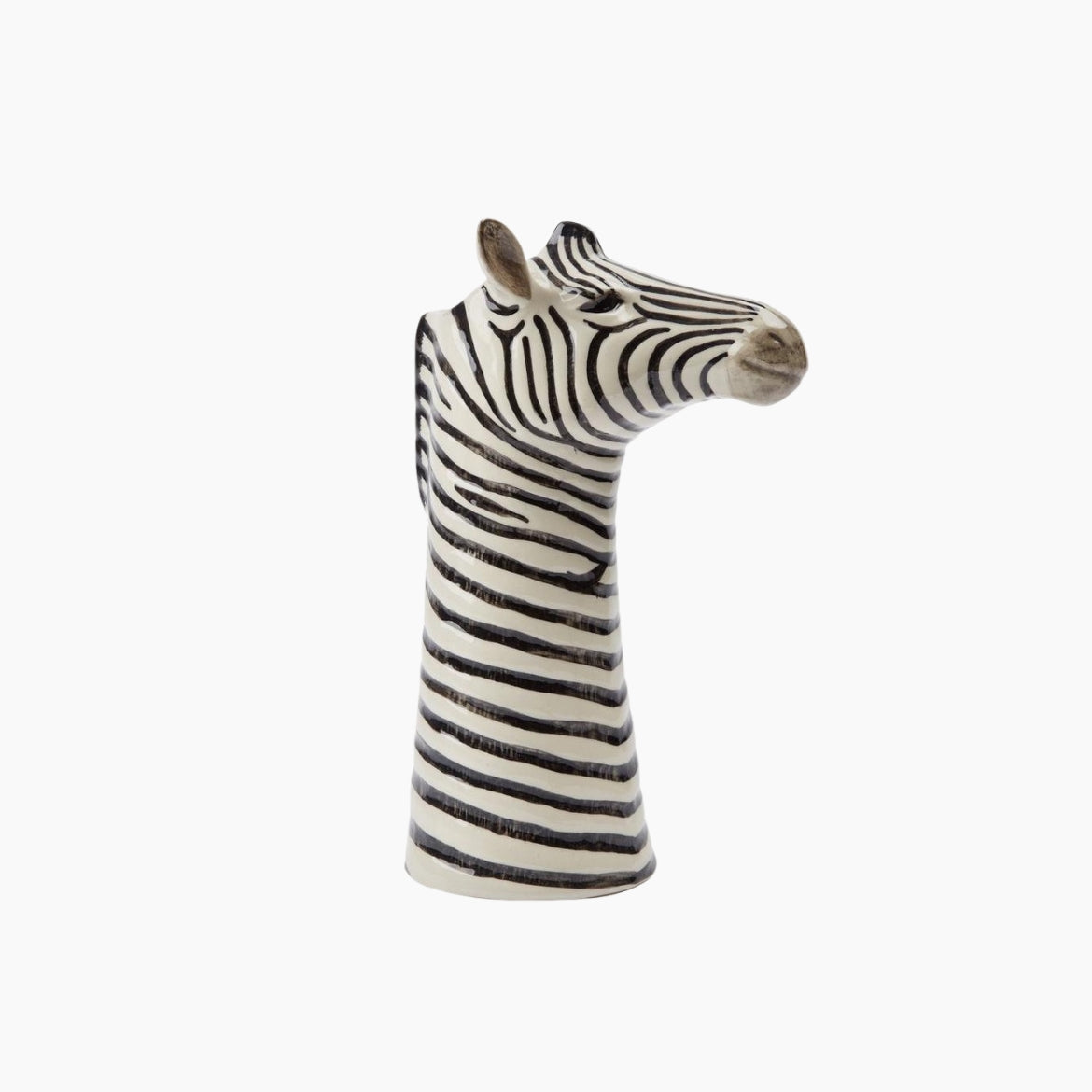 Zebra head sculpture