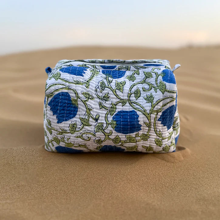 Tohfa Luxe Elvo Handmade Block Printed Pouch
