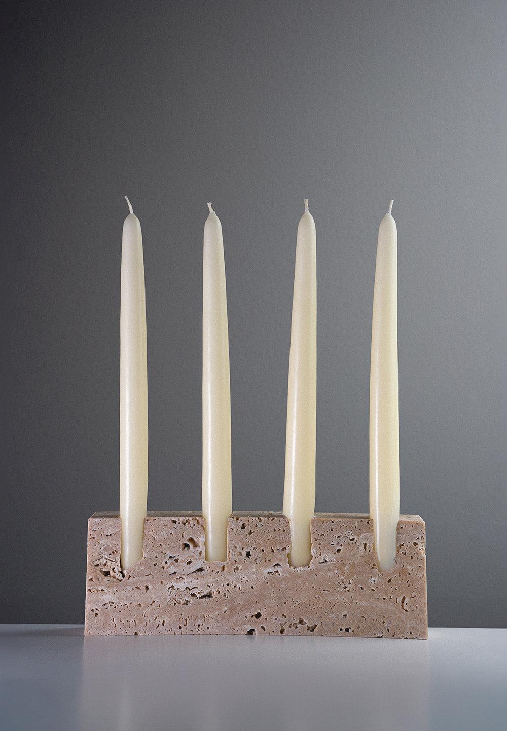 Thea - 4 candle holder - Smooth Finish - FLTRD UAE