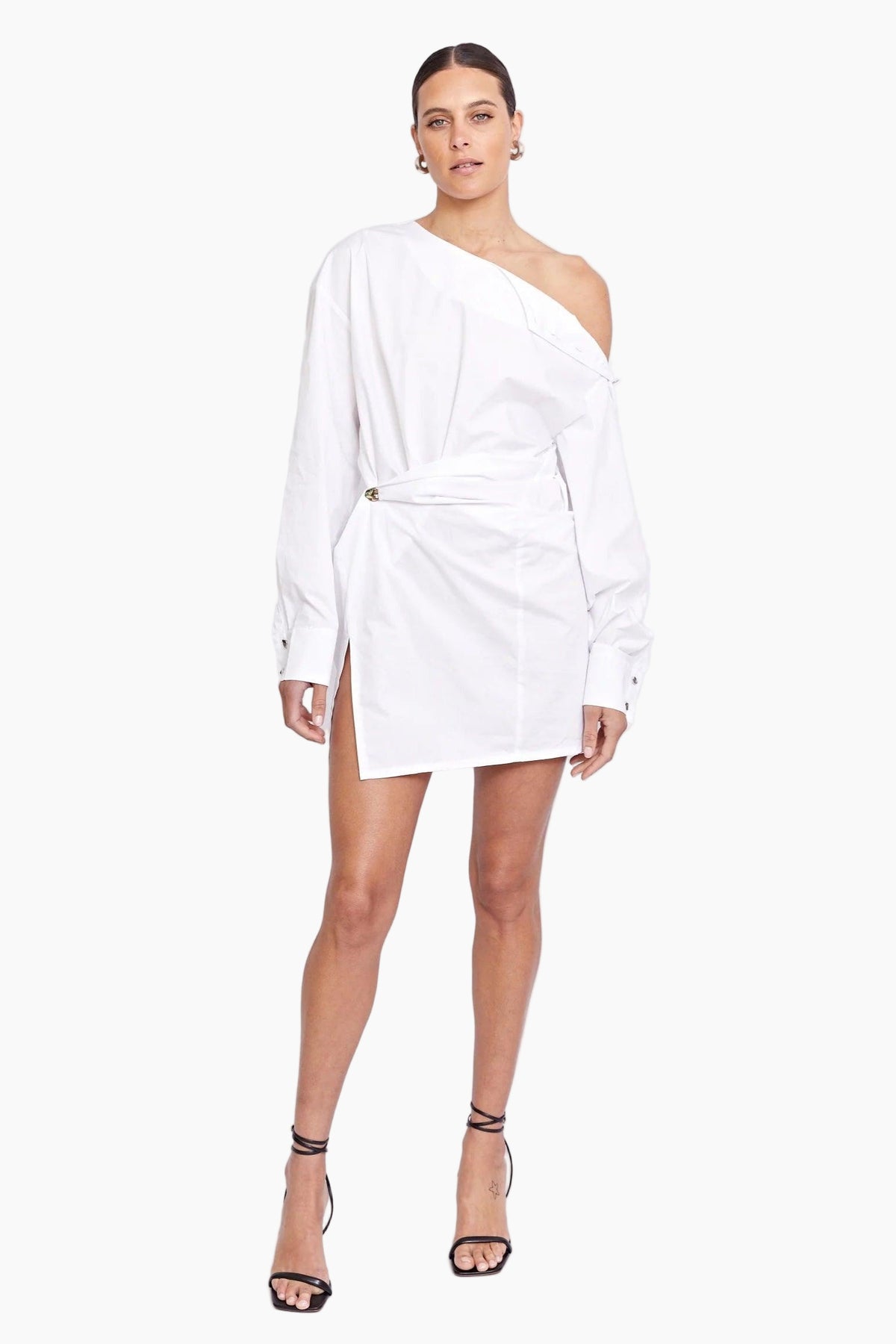 THOMAS TWIST DRESS | POWDER - FLTRD UAE