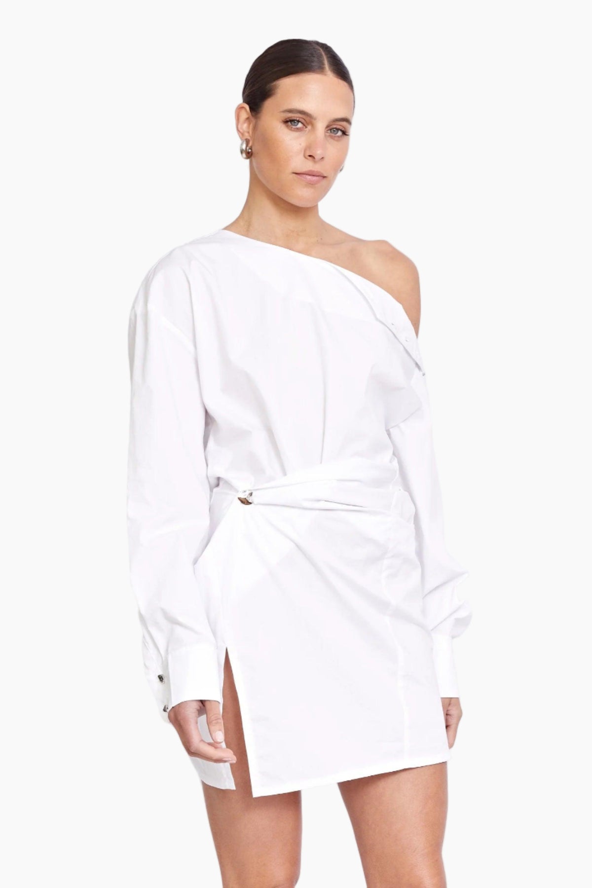 THOMAS TWIST DRESS | POWDER - FLTRD UAE