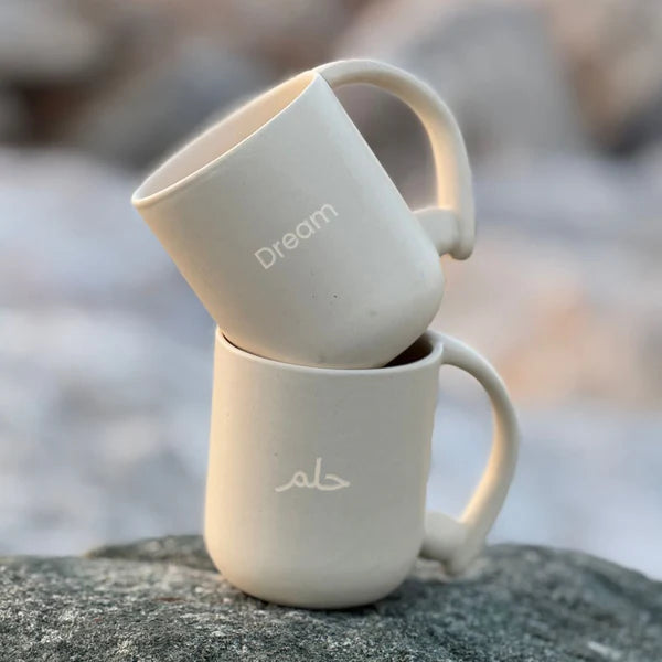 Tohfa Luxe Ball Mug Ivory - Set of 2 in a Gift Box