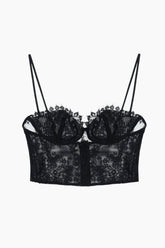 Black lace bralette 