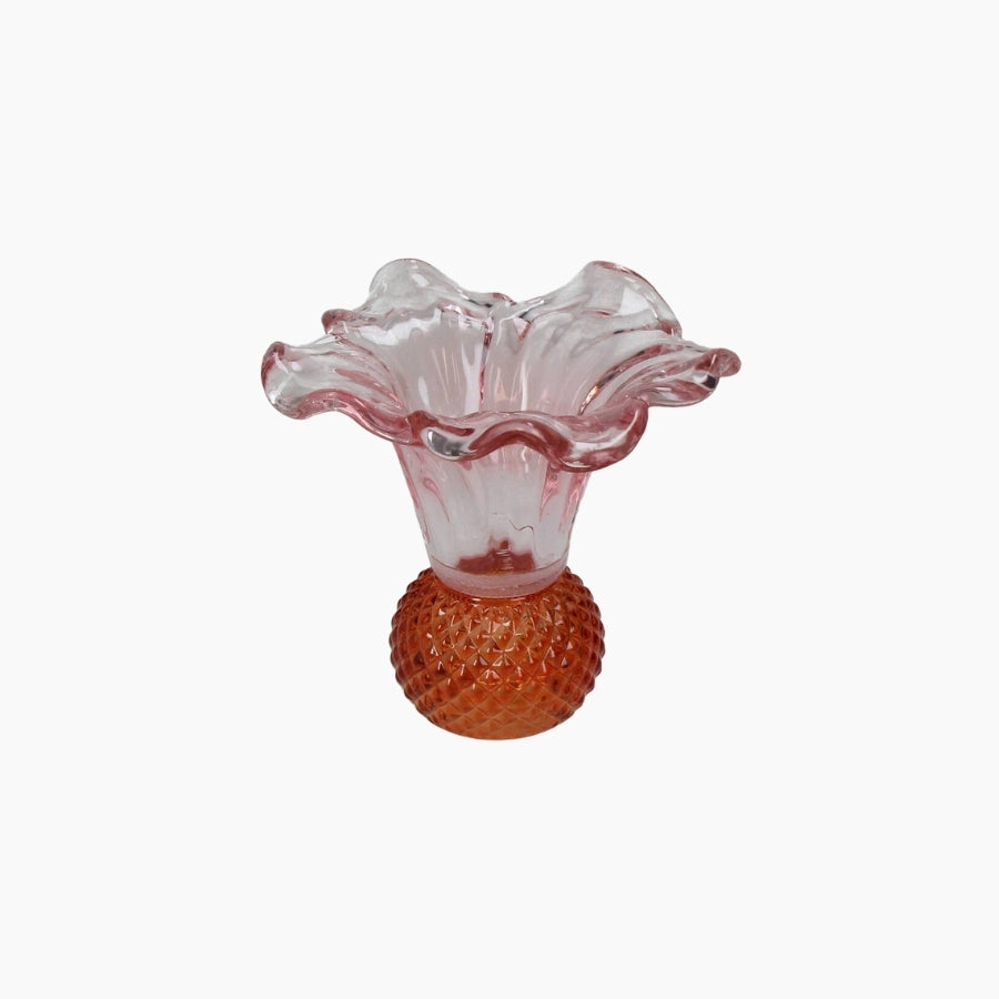 KAL-6228 Candle Stick Glass Multi 13.5x13.5x12cm