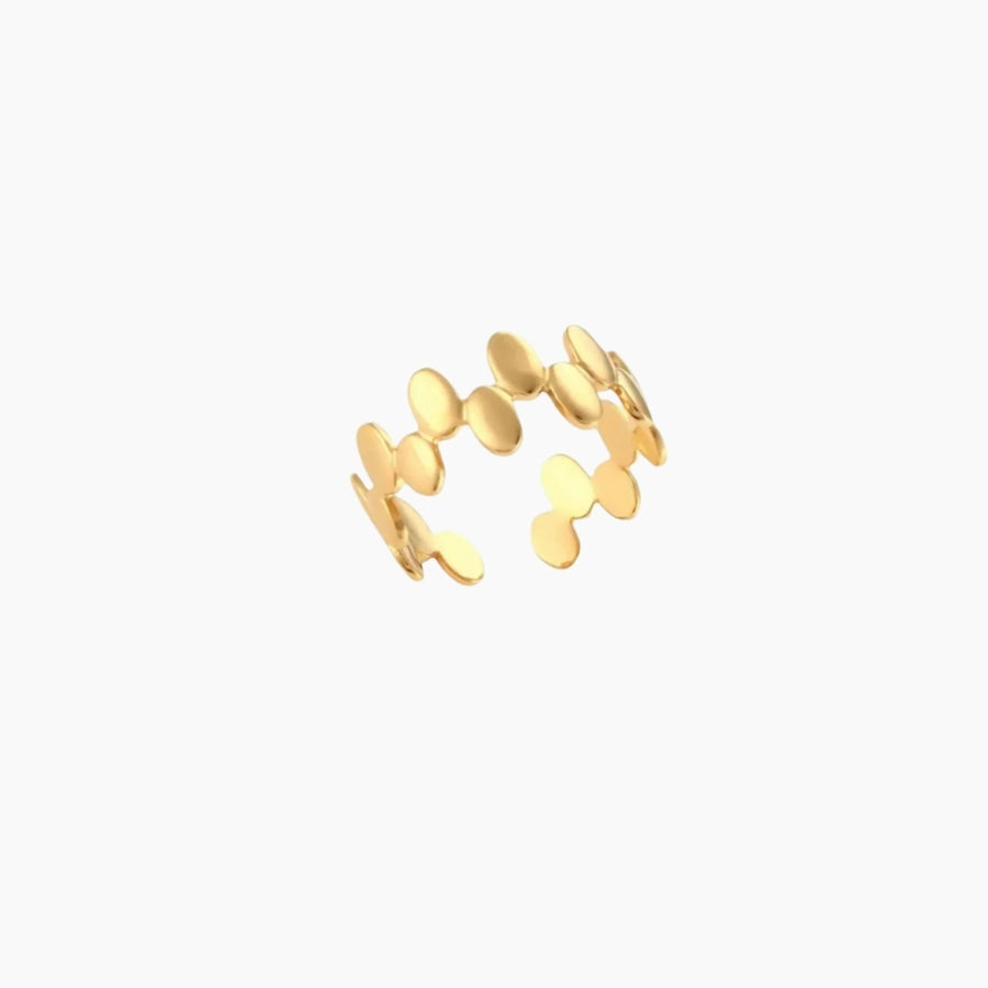 Gold drops ring