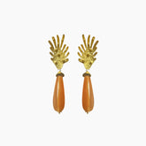 Urban Shape Earring With Stone