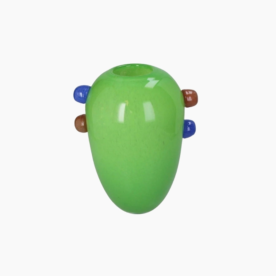 Vase Glass Green 22.5x17x27.5cm