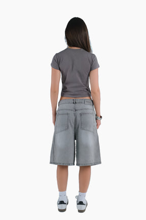 J Jorts In Grey