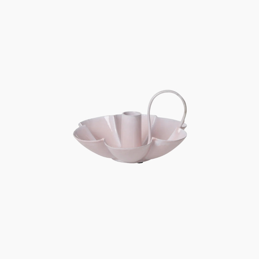Metal Flower Shape Candle Holder