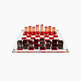 Acrylic Chess Board - Red