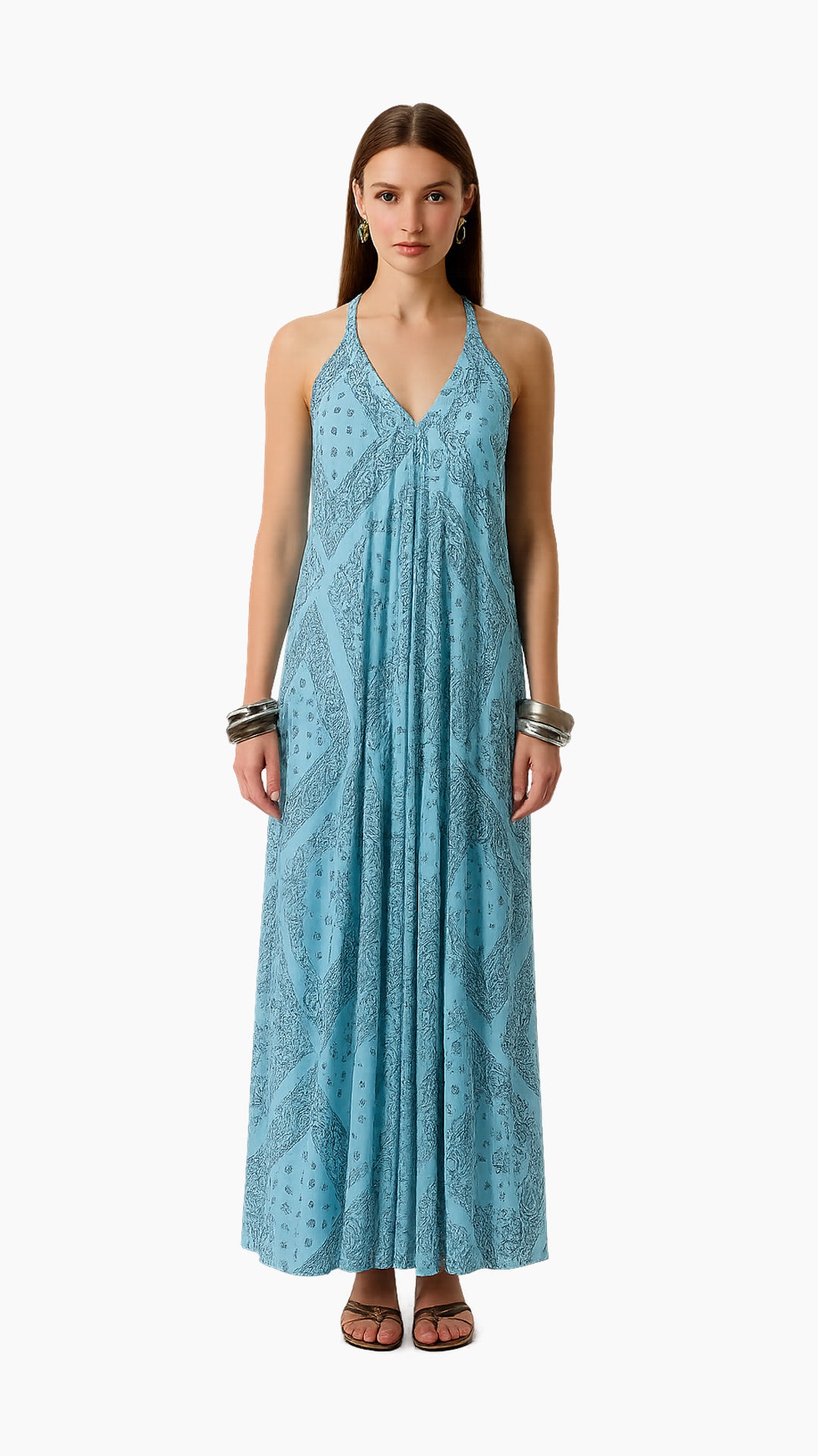 Double Front Strap Dress