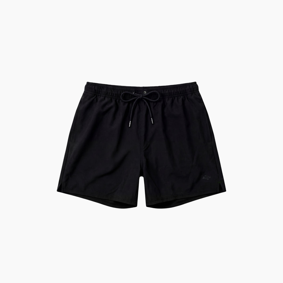 Black shorts on a white background