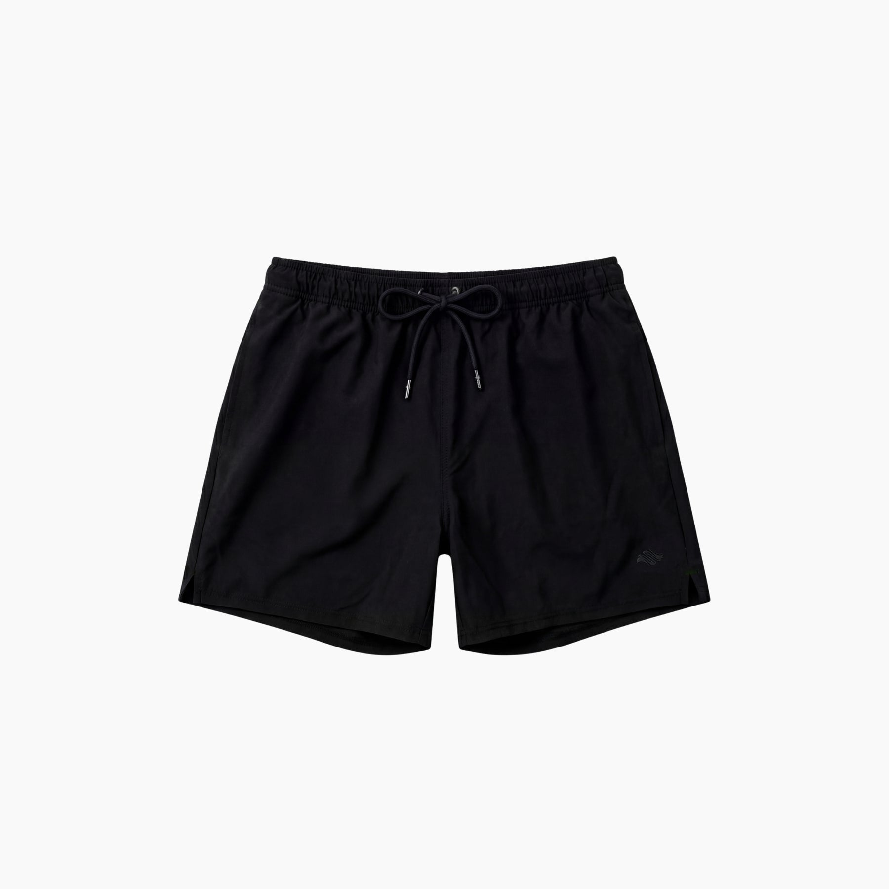 Black shorts on a white background