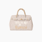 'This is not a Birkin' - Small Beige