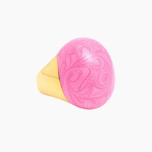 Statement ring w/ enamel