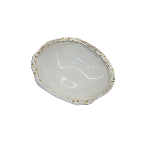 Arlequin Round Bowl - White