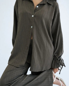 Crushed oversized shirt