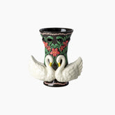 Ceramic Vase with Swans