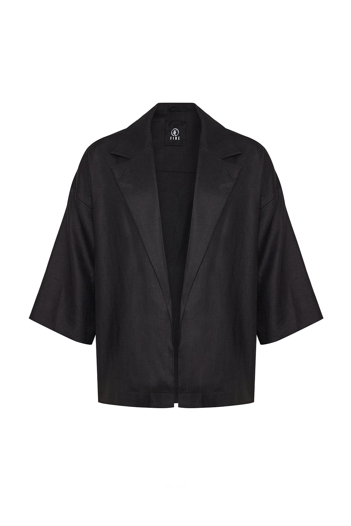 Black jacket on a white background