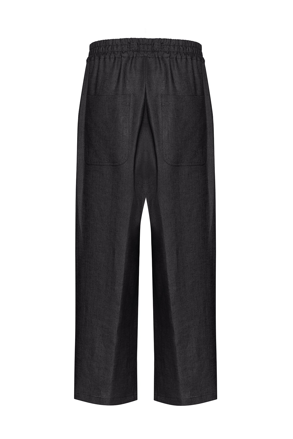 Black pants on a white background