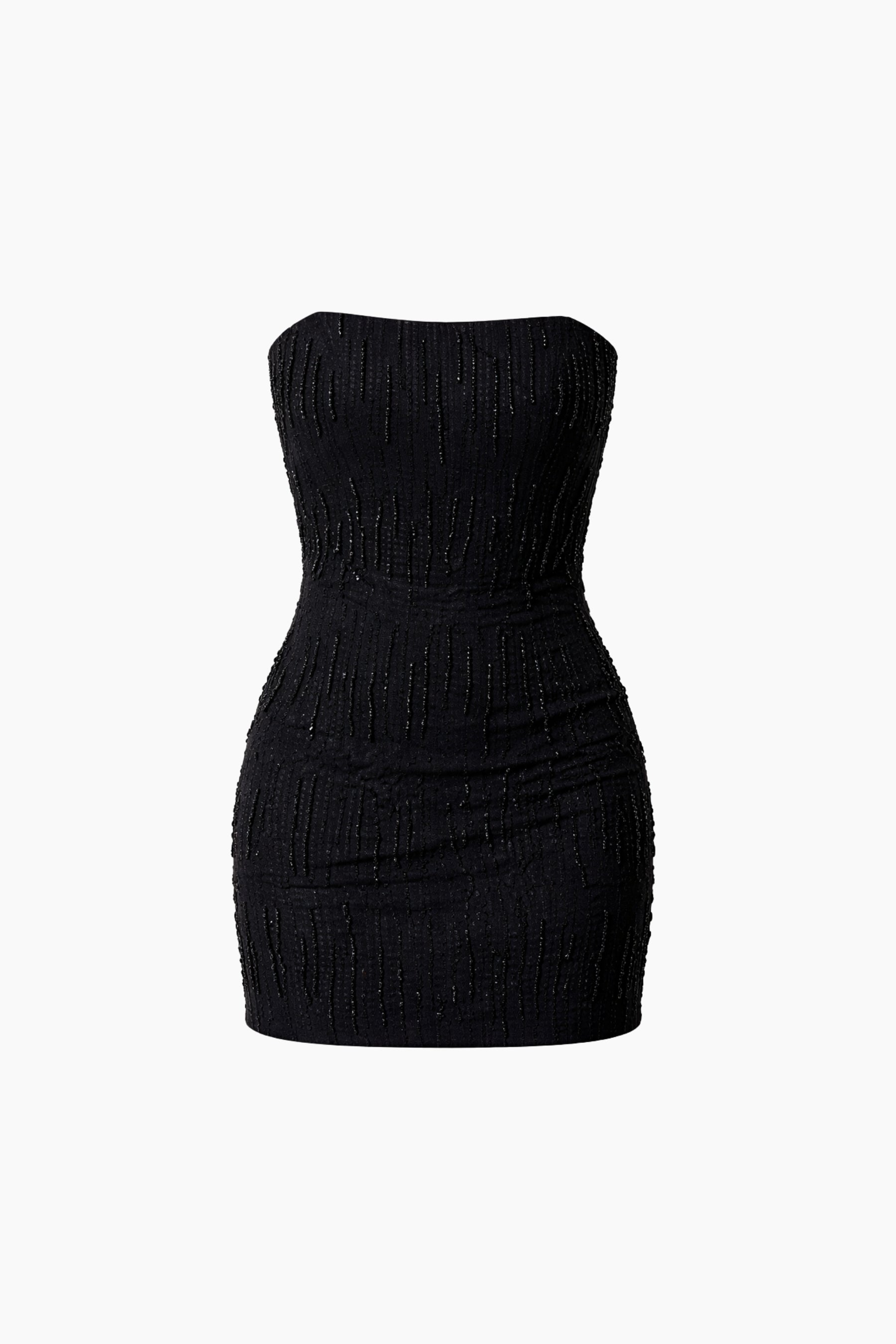 Short Black Beaded Dress