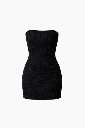 Short Black Beaded Dress