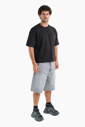 J Jorts In Grey