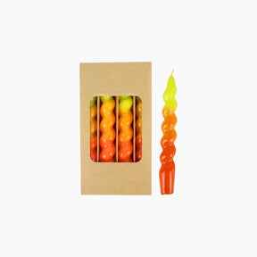 CANDLES"TWIST" S/4