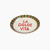 KAL-5503 Plate La Dolce Vita Stoneware White 25x25x3.5cm