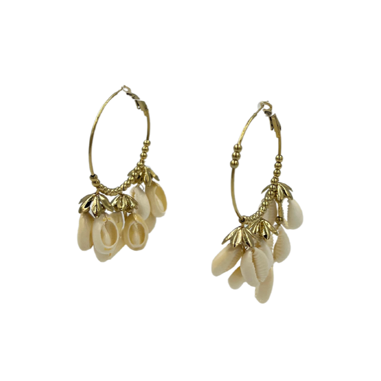 Shell Bunch Earrings-FLTRD-UAE-1
